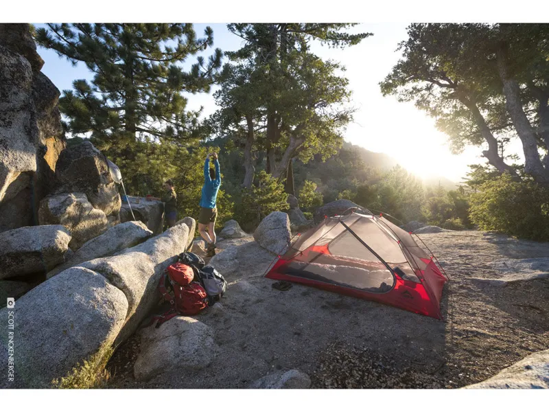 MSR Zoic 2 Tent in Grey/Red-12